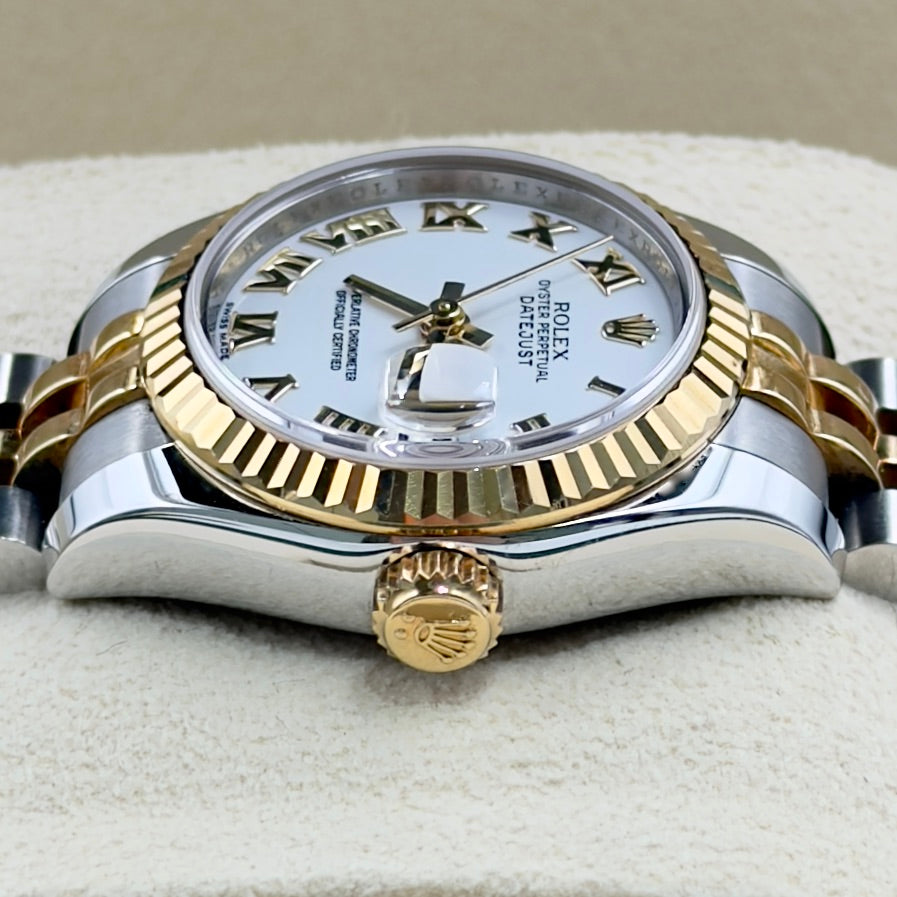 Rolex Lady-Datejust 26 White Roman Numeral Dial 179173 - Full Set (2012)