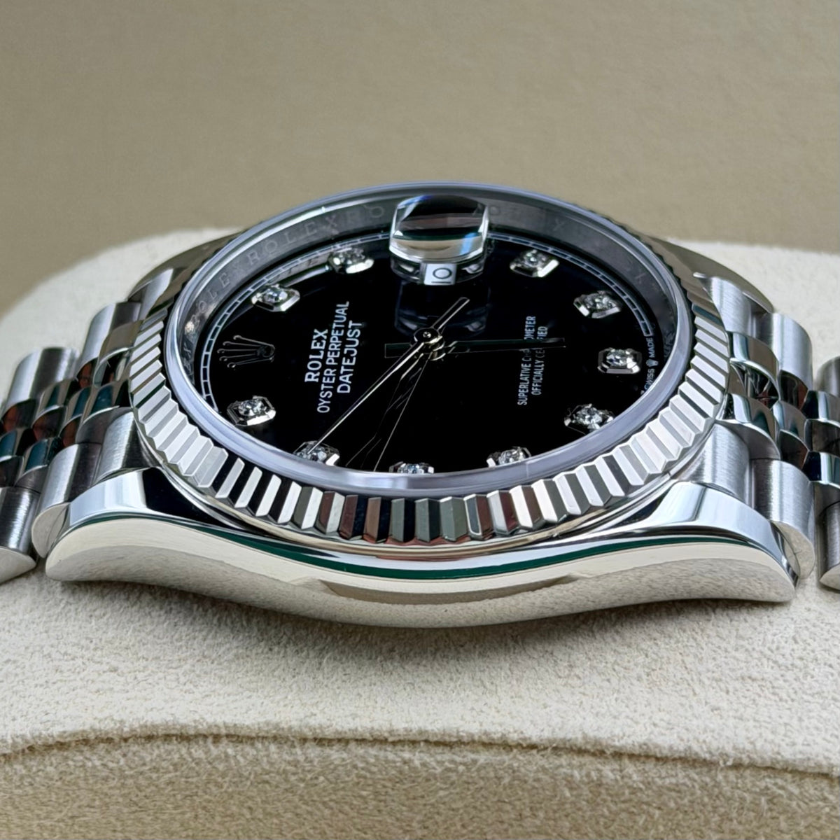Rolex Datejust Black Diamond Dial 126234 - Full Set (2019)