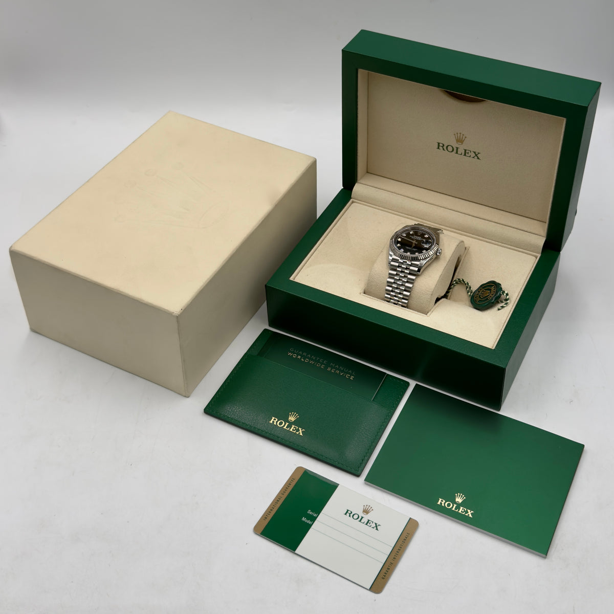 Rolex Datejust Black Diamond Dial 126234 - Full Set (2019)