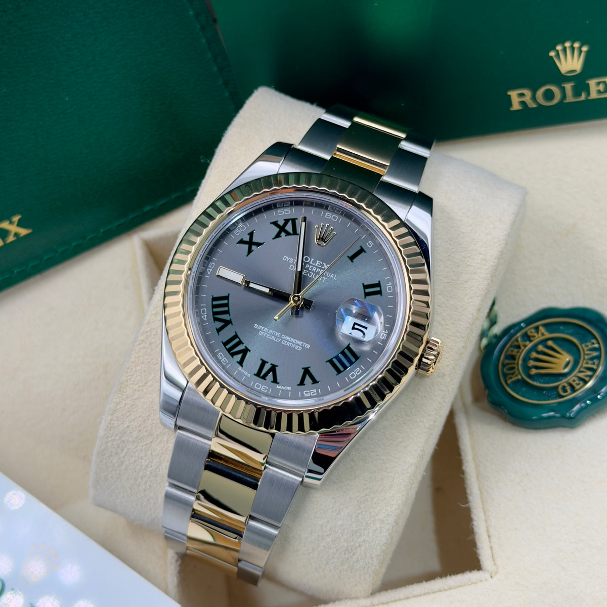 Rolex Datejust II Wimbledon 116333 - Full Set (2014)