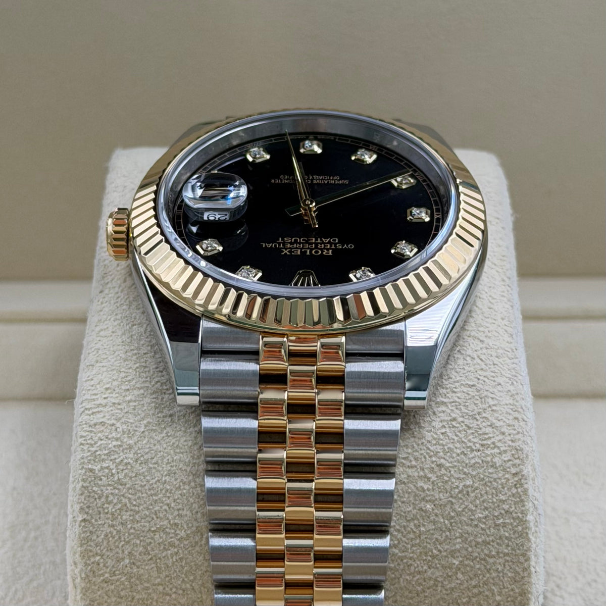 Rolex Datejust Black Diamond Dial 126333 - Full Set (2024)