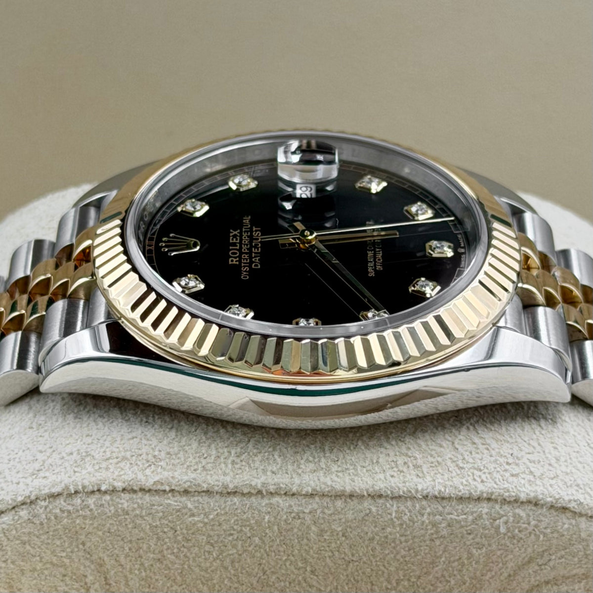 Rolex Datejust Black Diamond Dial 126333 - Full Set (2024)