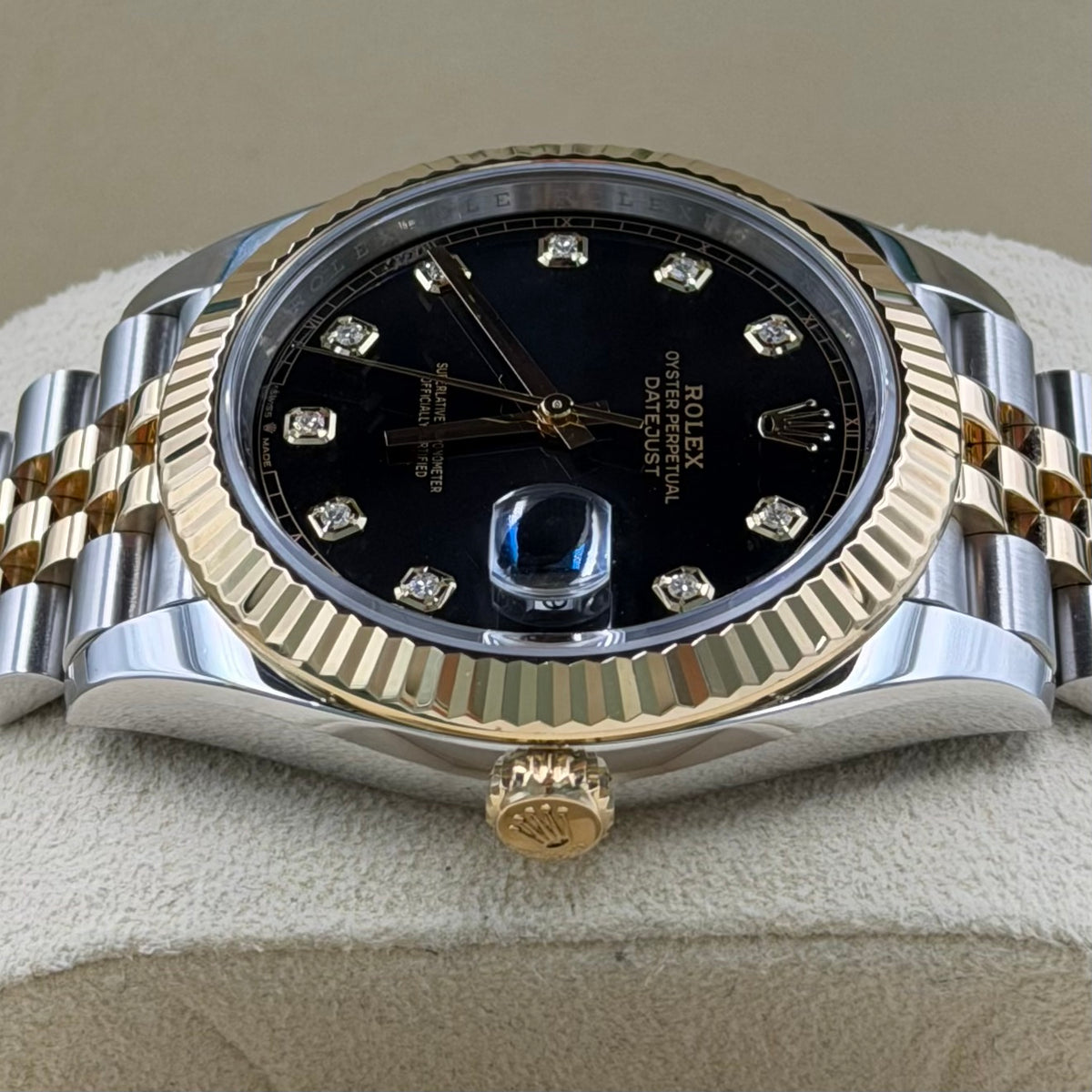 Rolex Datejust Black Diamond Dial 126333 - Full Set (2024)