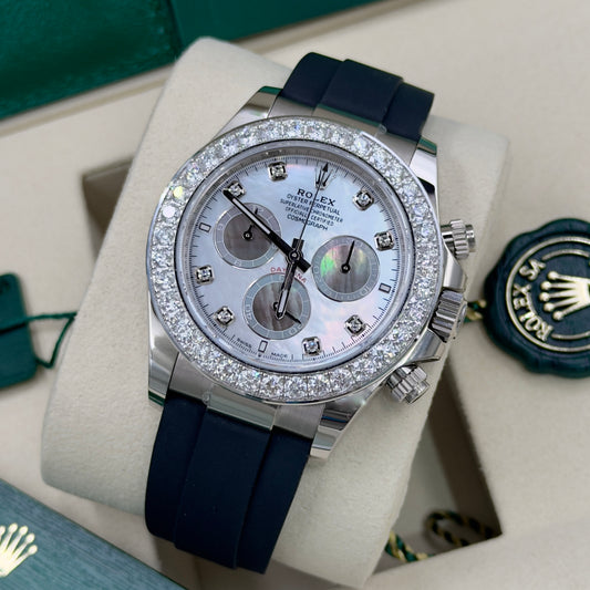 Rolex Daytona Mother of Pearl (MOP) Oysterflex - Full Set (2026)