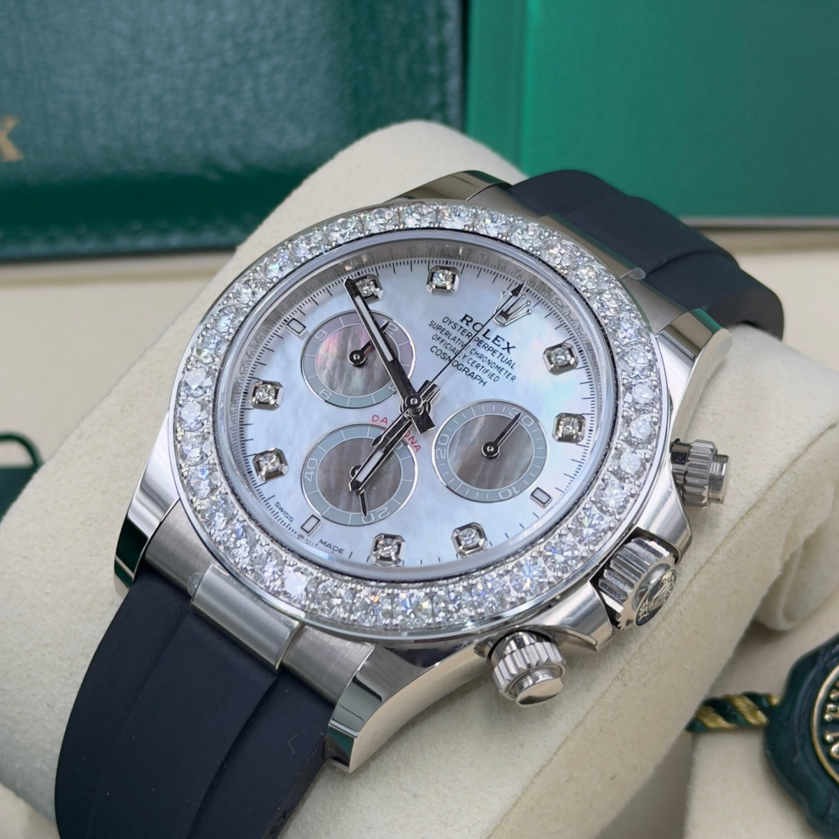 Rolex Daytona Mother of Pearl (MOP) Oysterflex - Full Set (2026)