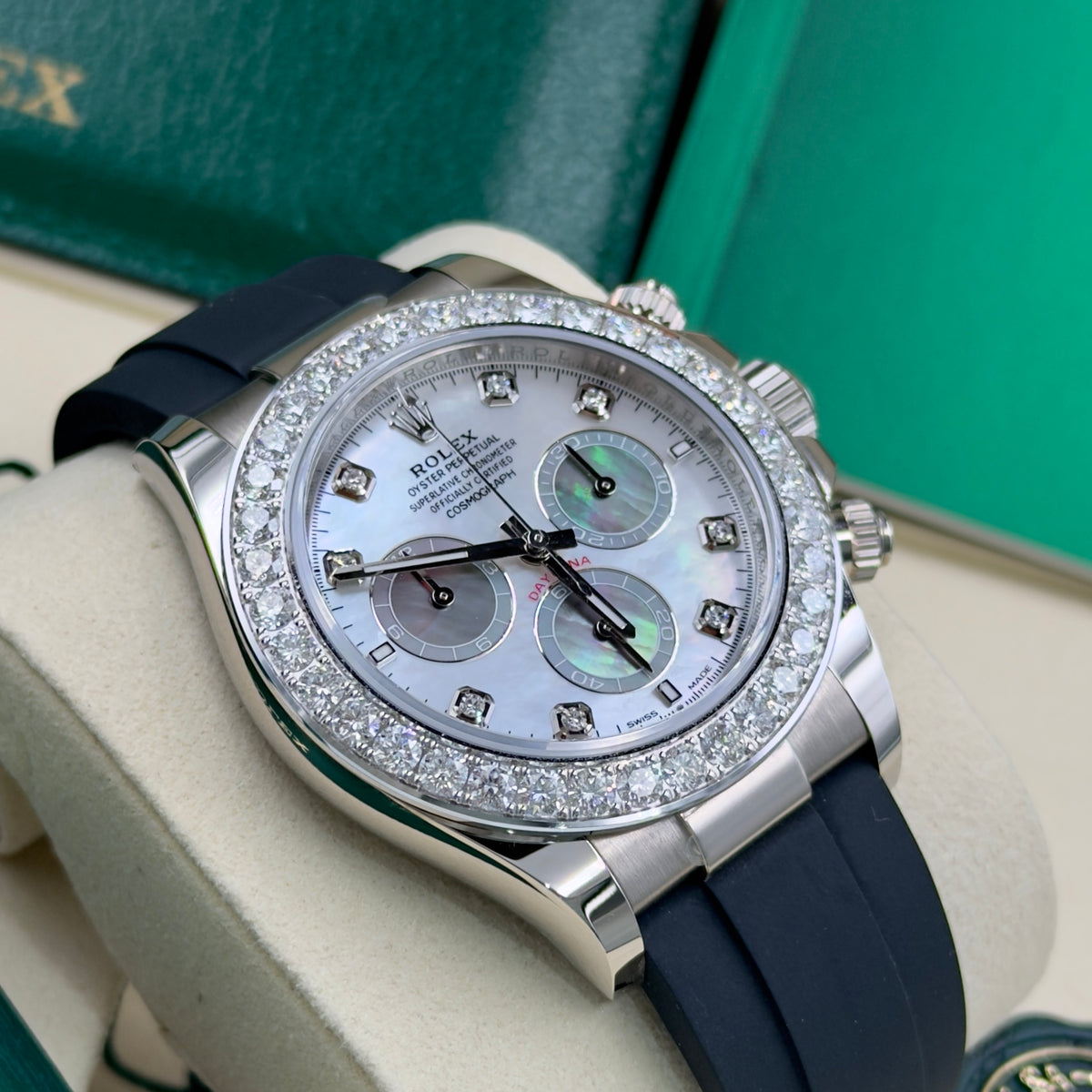 Rolex Daytona Mother of Pearl (MOP) Oysterflex - Full Set (2026)