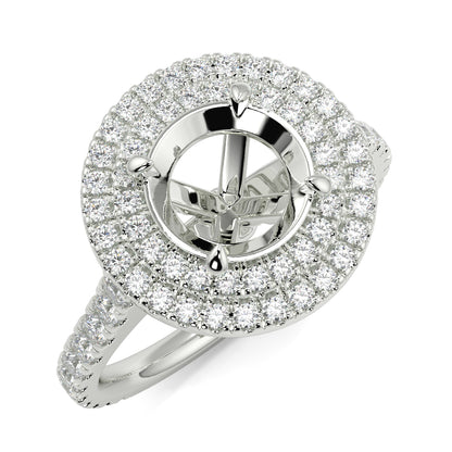 Lyra - Double Halo - Ring Mount