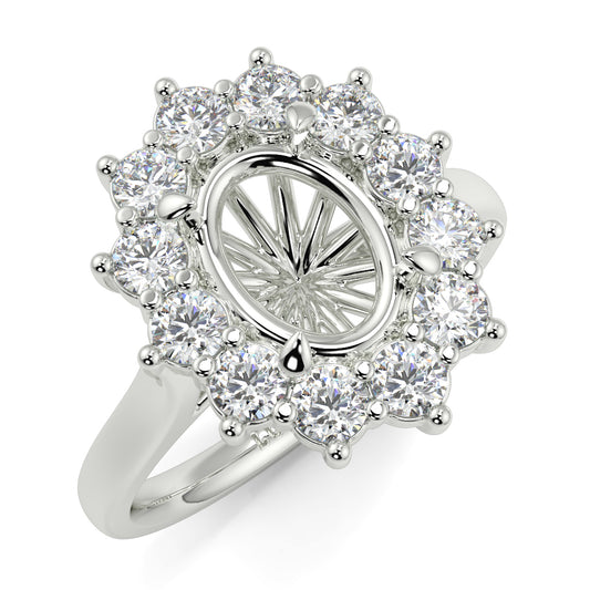 Diana - Cluster Halo - Ring Mount