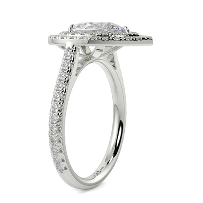 Lyra - Double Halo - Ring Mount
