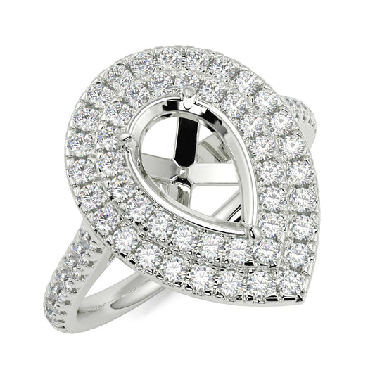 Lyra - Double Halo - Ring Mount