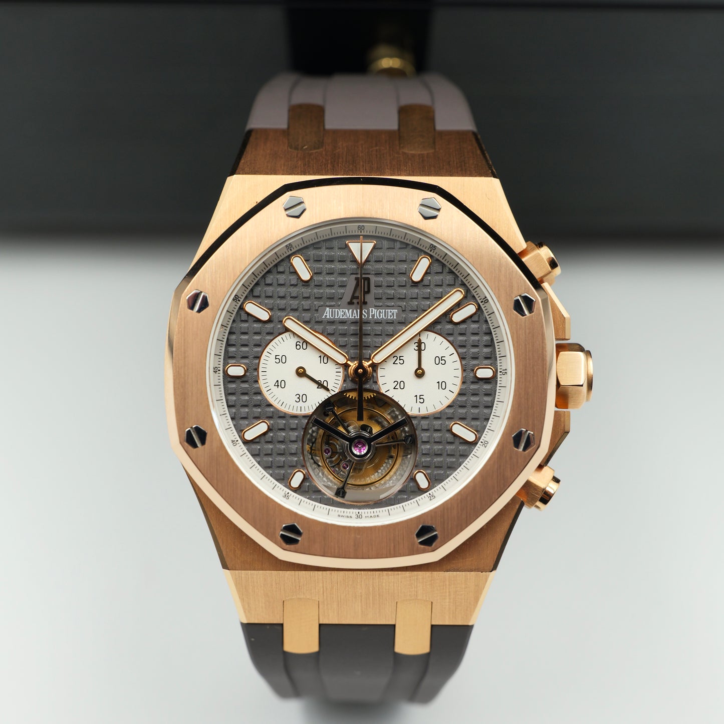 Audemars Piguet Royal Oak Tourbillon Chronograph 25977OR – Ltd Ed 150 – Full Set