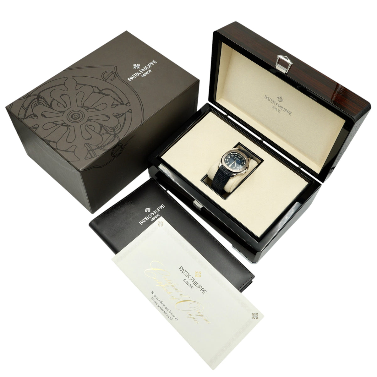 Patek Philippe Aquanaut Blue Dial and Strap 5168G-001 - Full Set (2023)