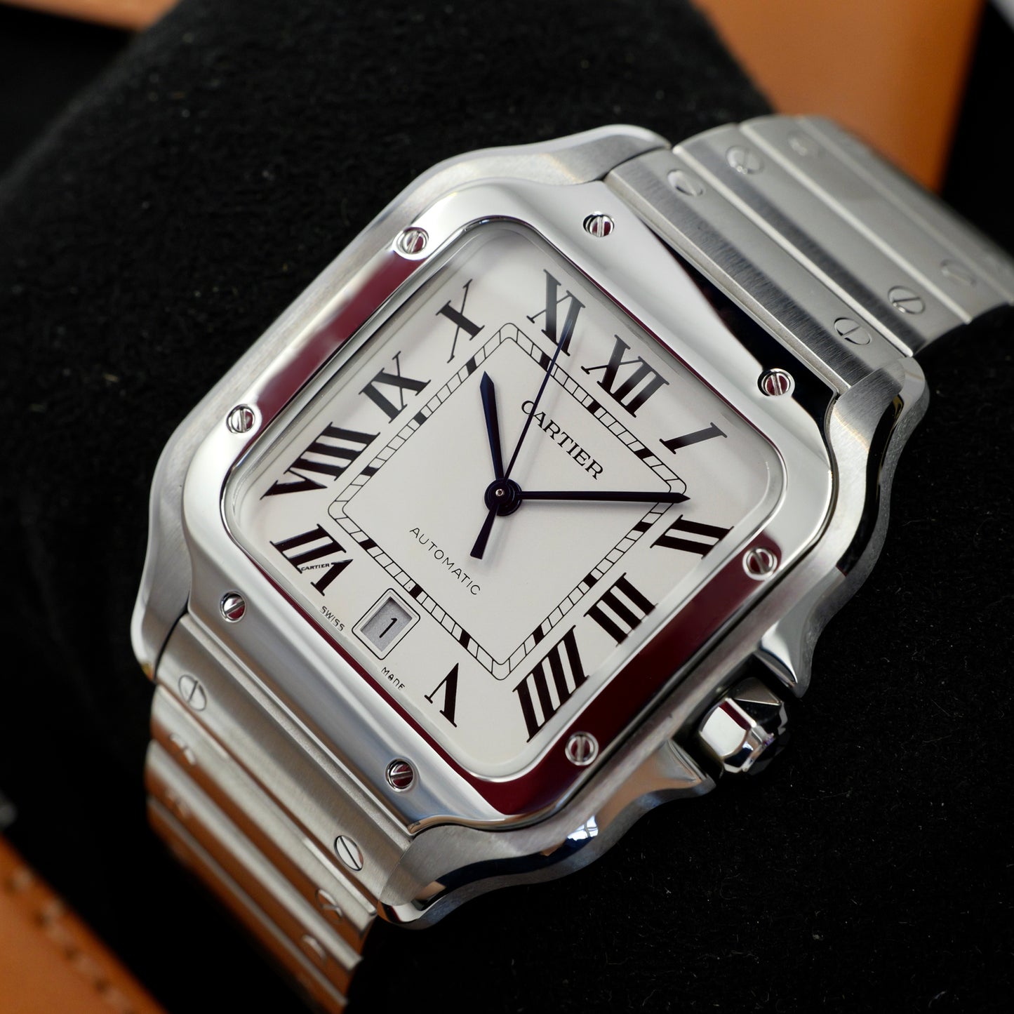 Cartier Santos De Cartier Large White Dial WSSA0018 - Full Set (2021)