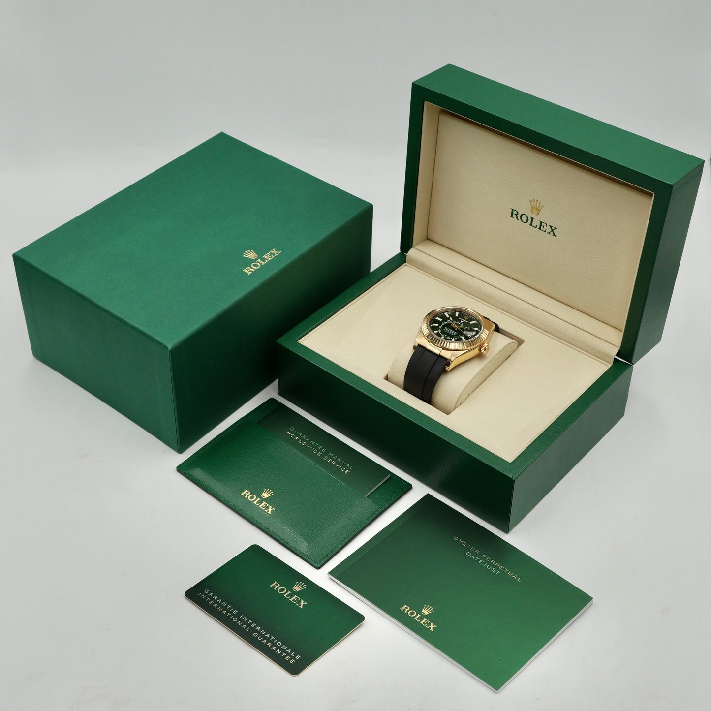 Rolex Sky-Dweller Green Dial OysterFlex 336238 Full Set 2026