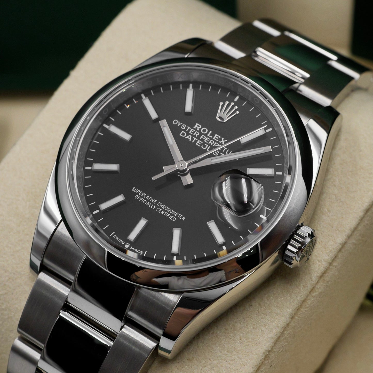 Rolex Datejust 36 Black Dial 126200 - Full Set (2025)