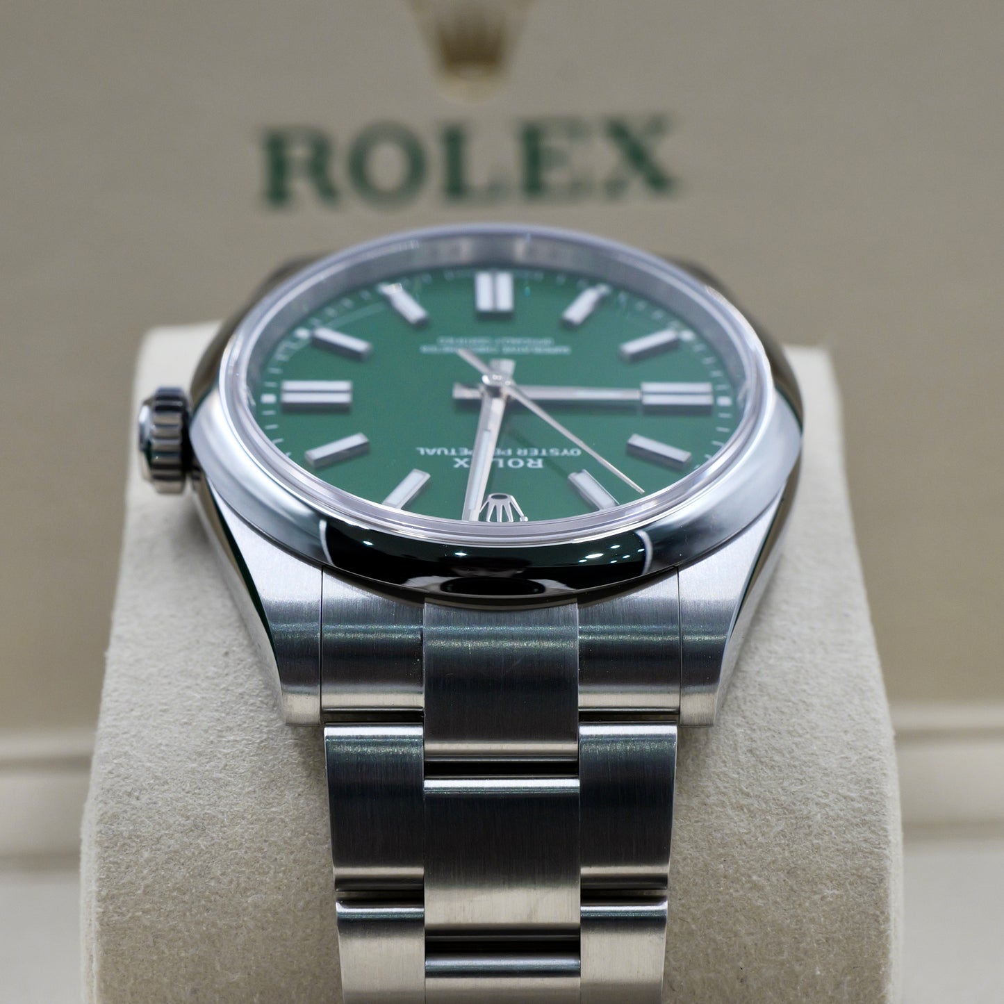 Rolex Oyster Perpetual 41 Green Dial 134300 - Full Set (2026)