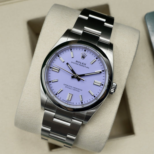 Rolex Oyster Perpetual 36 Lavender 126000 - Full Set (2025)