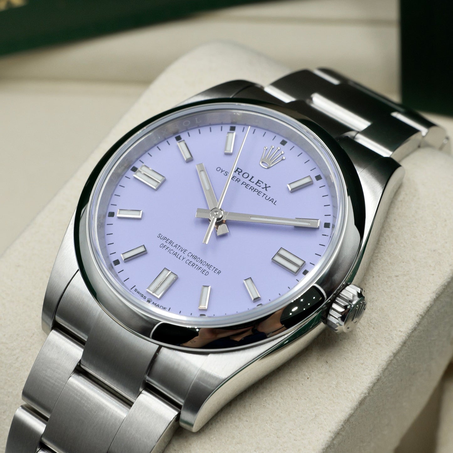 Rolex Oyster Perpetual 36 Lavender 126000 - Full Set (2025)