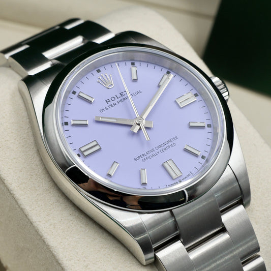 Rolex Oyster Perpetual 36 Lavender 126000 - Full Set (2025)