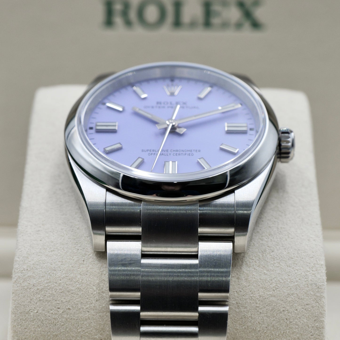Rolex Oyster Perpetual 36 Lavender 126000 - Full Set (2025)