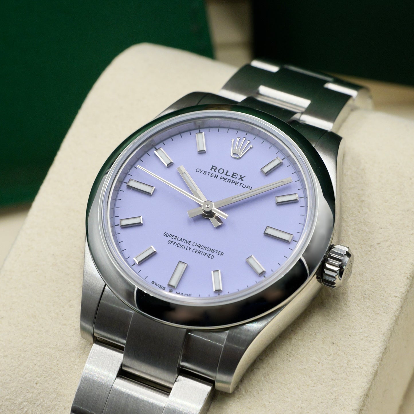 Rolex Oyster Perpetual 31 Lavender 277200 - Full Set (2025)