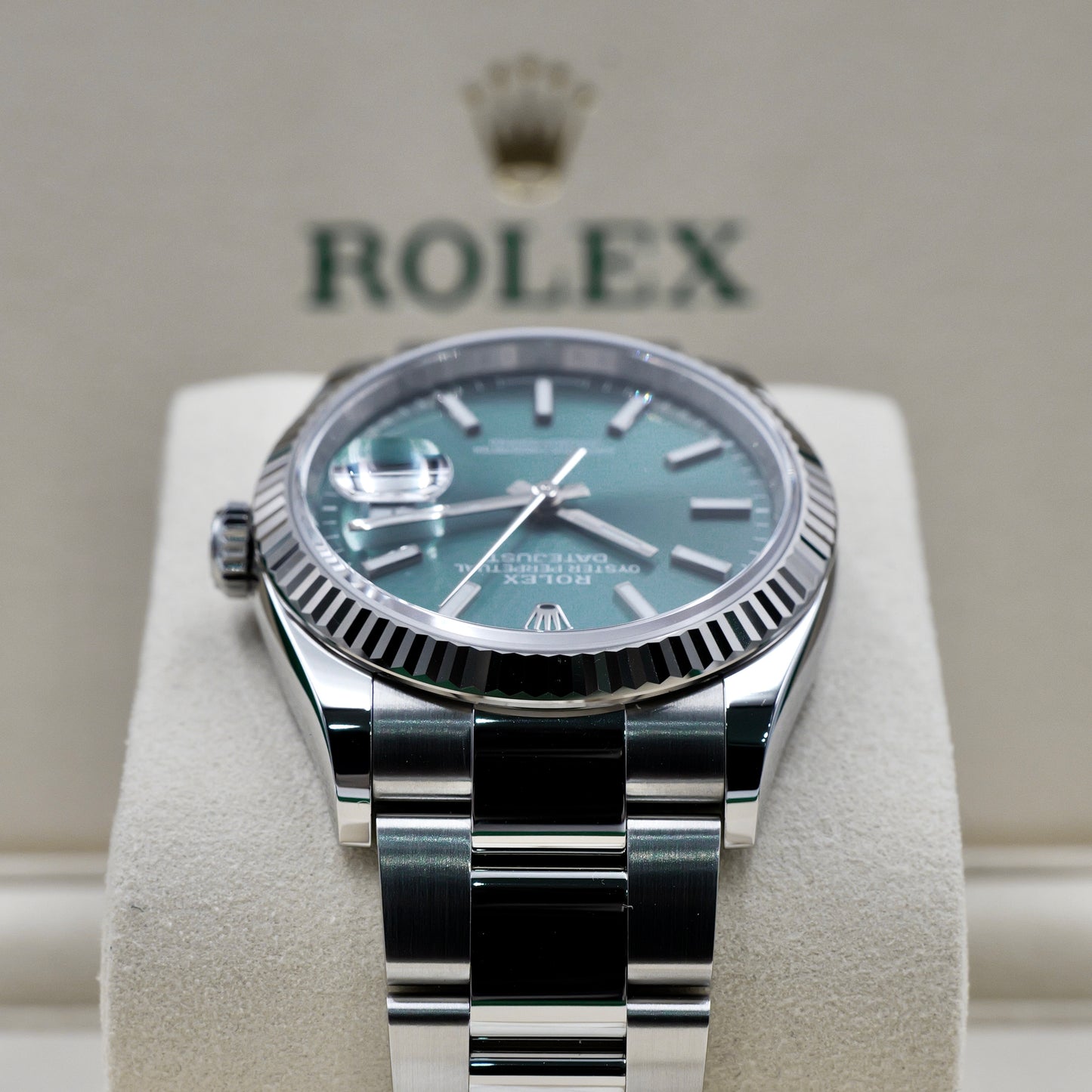 Rolex Datejust 36 Mint Green 126234 - Full Set (2025)