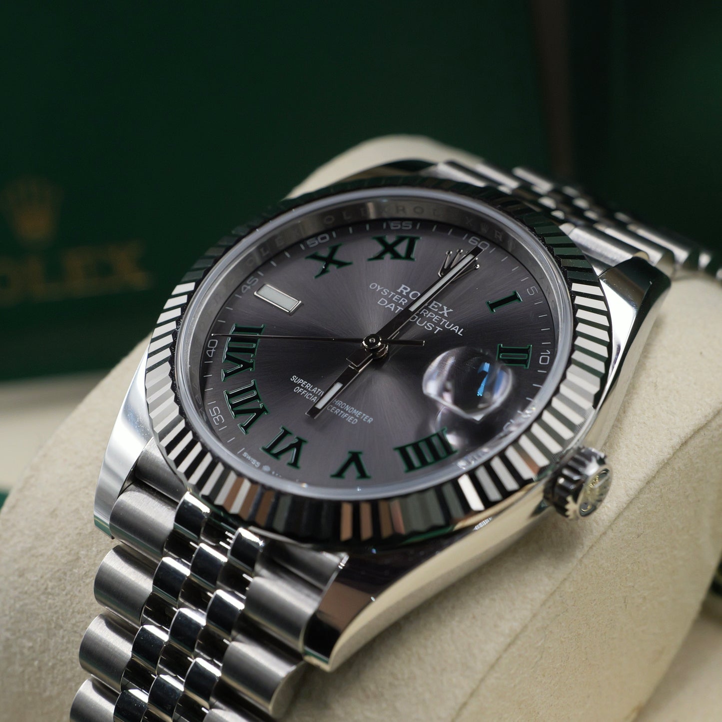 Rolex Datejust 41 Wimbledon 126334 - Full Set (2025)