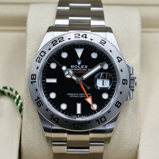 Rolex Explorer II Black Dial 226570 - Full Set (2025)