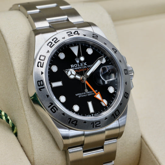 Rolex Explorer II Black Dial 226570 - Full Set (2025)