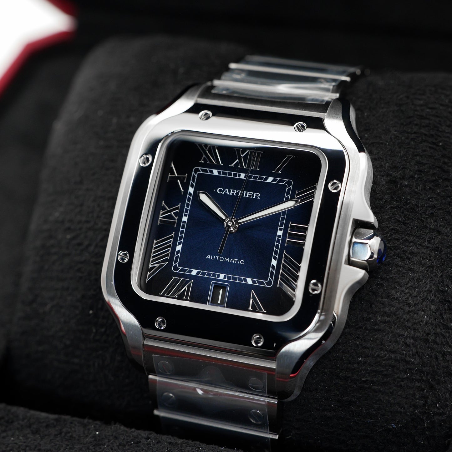 Cartier Santos De Cartier Blue Dial WSSA0030 - Full Set (2024)