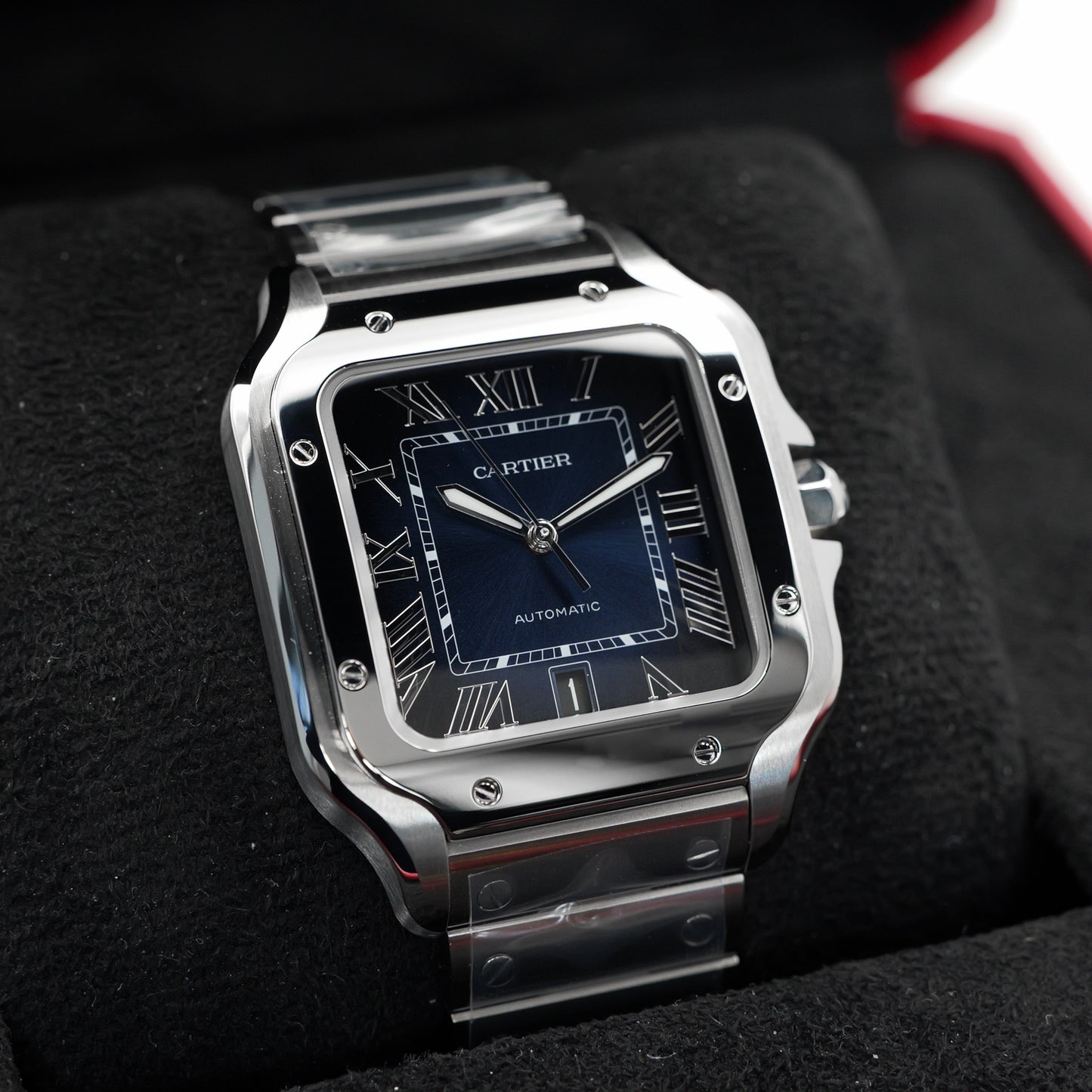 Cartier Santos De Cartier Blue Dial WSSA0030 - Full Set (2024)