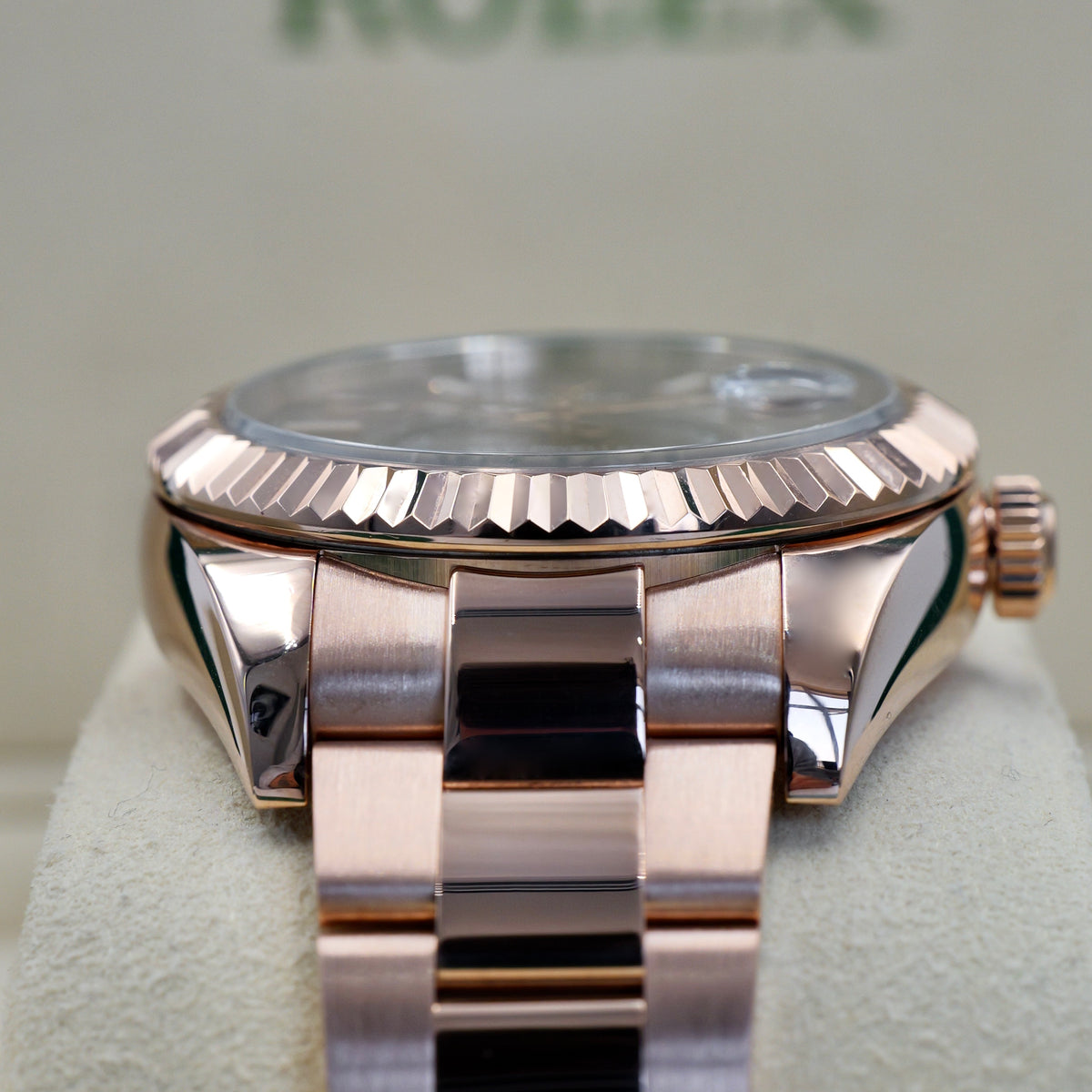 Rolex Sky-Dweller Rose Gold Rhodium Dial 326935 - Full Set (2021)