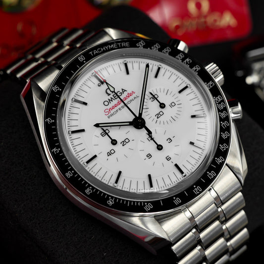 Omega Speedmaster Moonwatch Professional White - Full Set (2025)