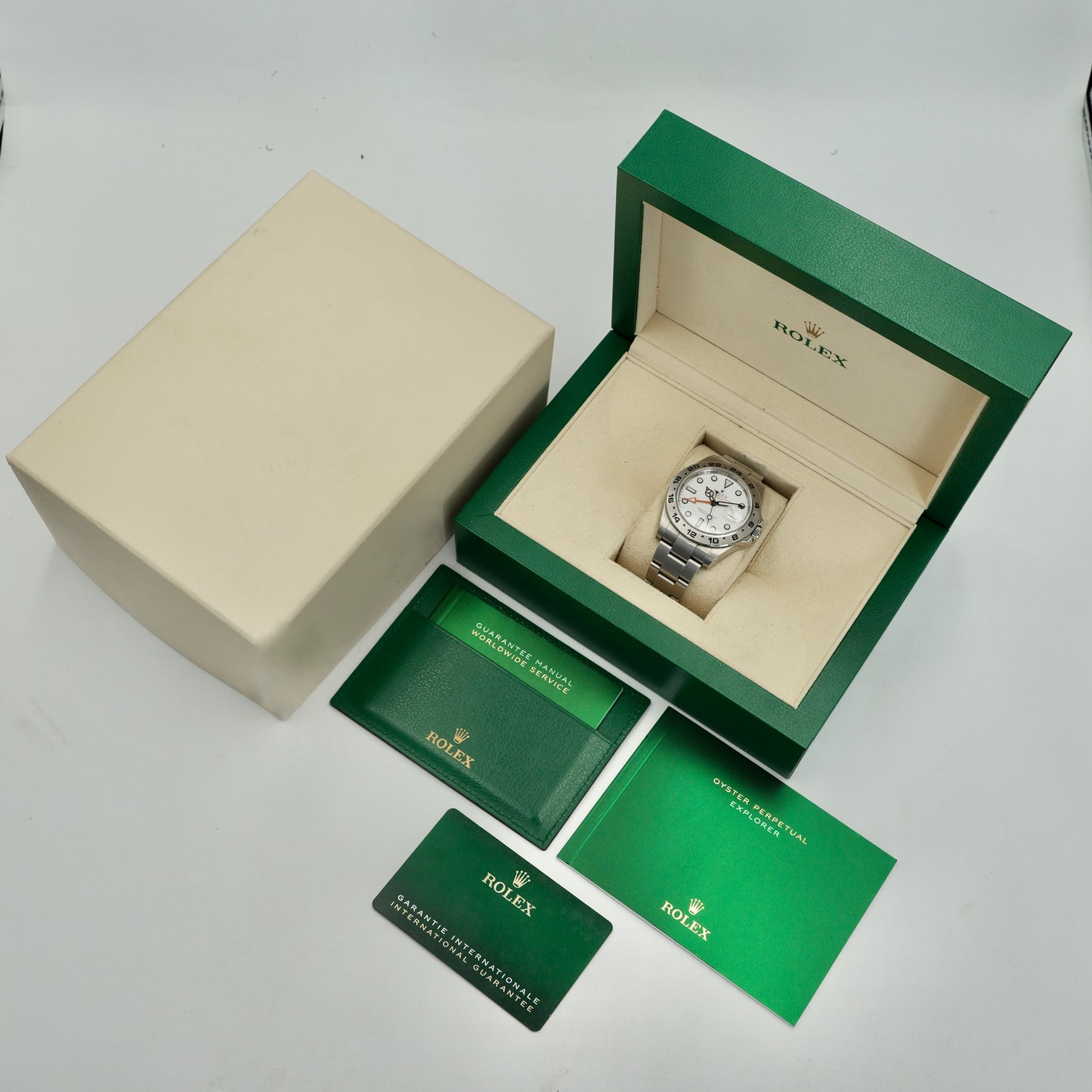 Rolex Explorer II White Dial 226570 - Full Set (2025)