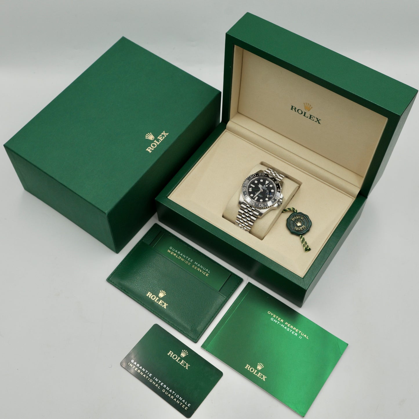 Rolex GMT-Master II Bruce Wayne Jubilee 126710GRNR - Full Set (2026)