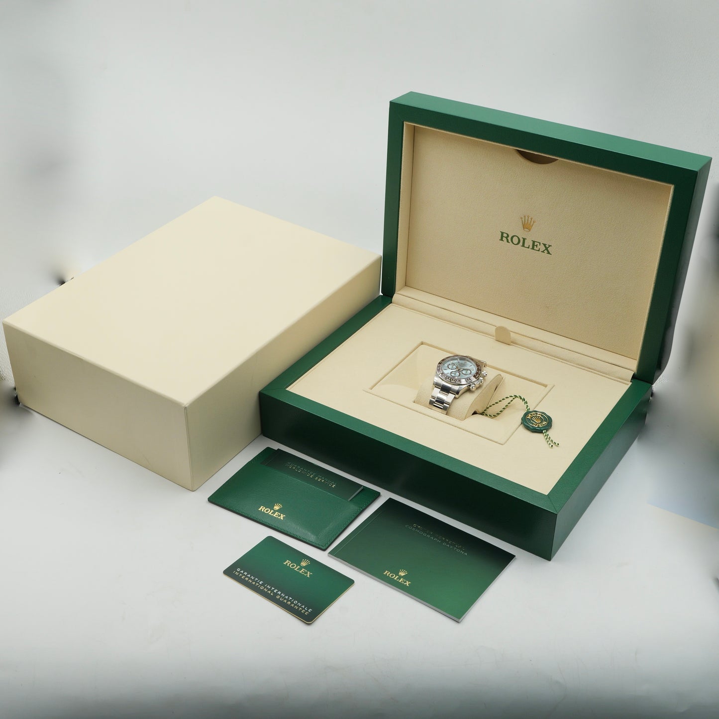 Rolex Daytona Platinum Baguette Dial 126506-  Full Set - White Tag (2026)