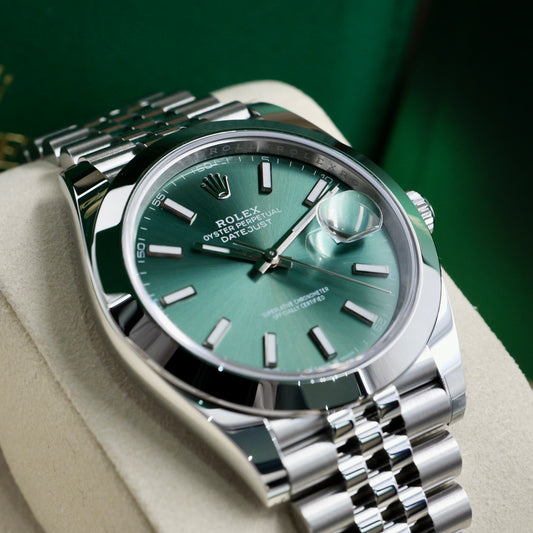 Rolex Datejust 41 Mint Green 126300 Full Set (2026)