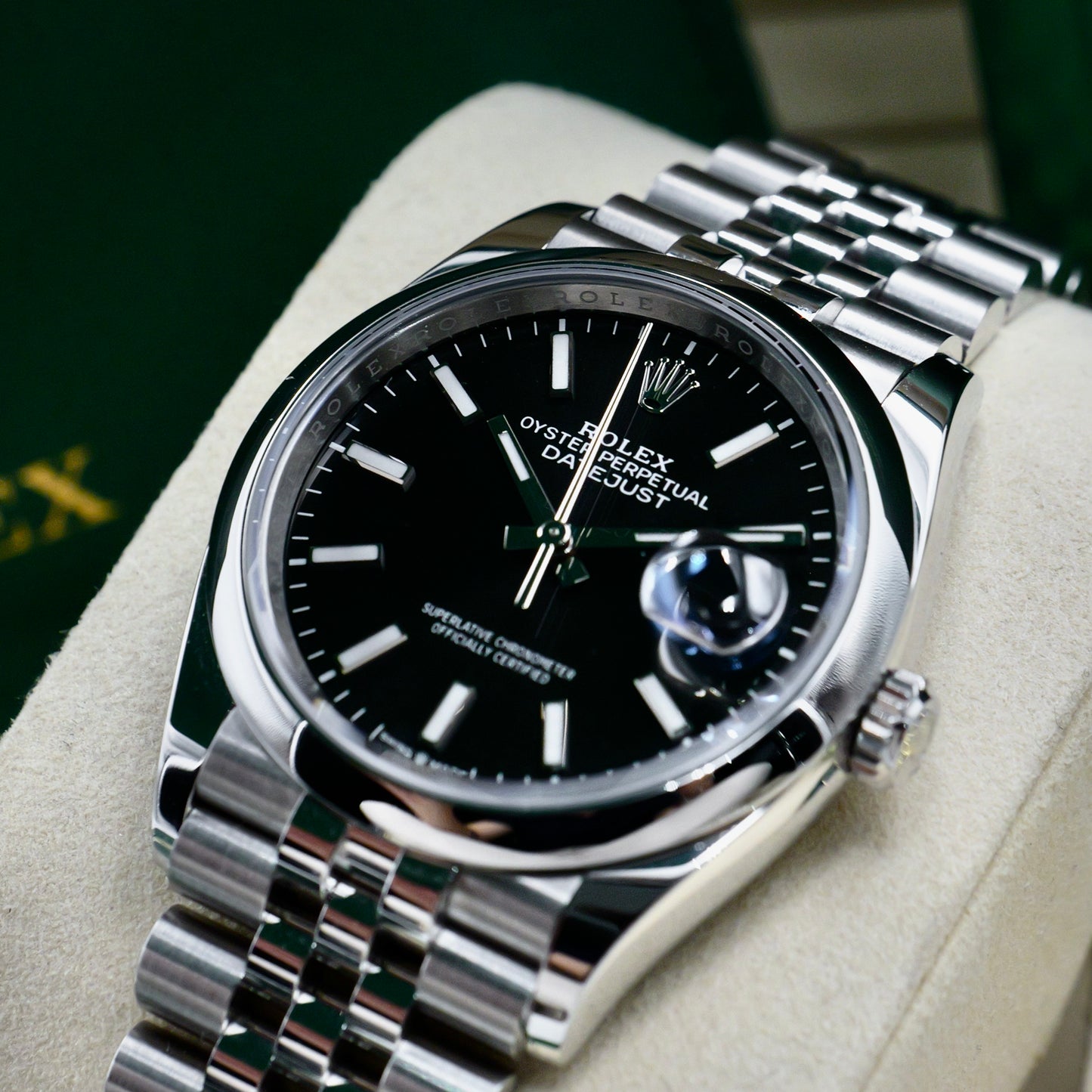 Rolex Datejust 36 Black Dial 126200 - Full Set (2025)