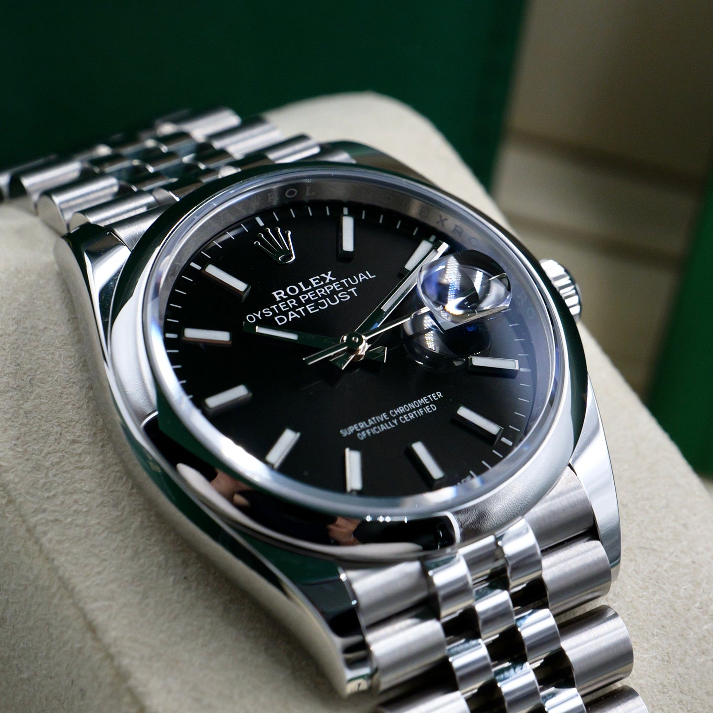 Rolex Datejust 36 Black Dial 126200 - Full Set (2025)