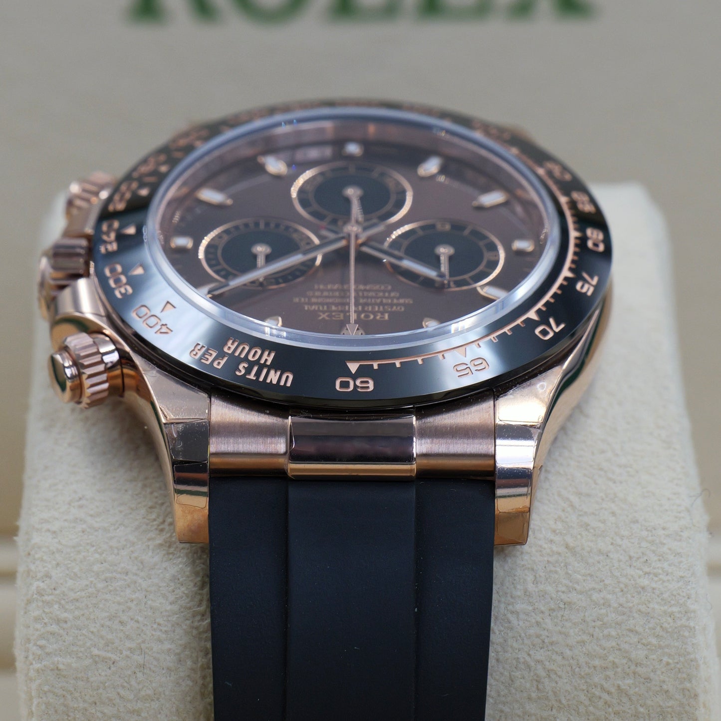 Rolex Daytona Chocolate Dial Oysterflex 116515LN - Full Set (2023)