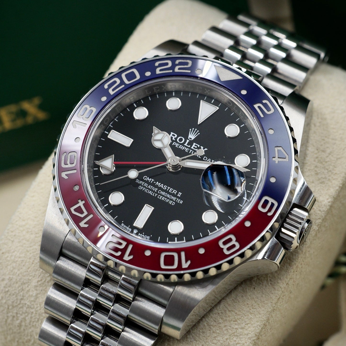 Rolex GMT-Master II 'Pepsi' Jubilee 126710BLRO - Full Set (2025)