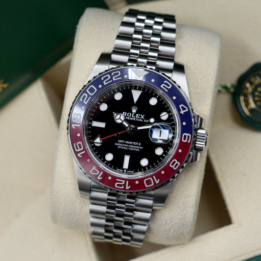 Rolex GMT-Master II 'Pepsi' Jubilee 126710BLRO - Full Set (2025)
