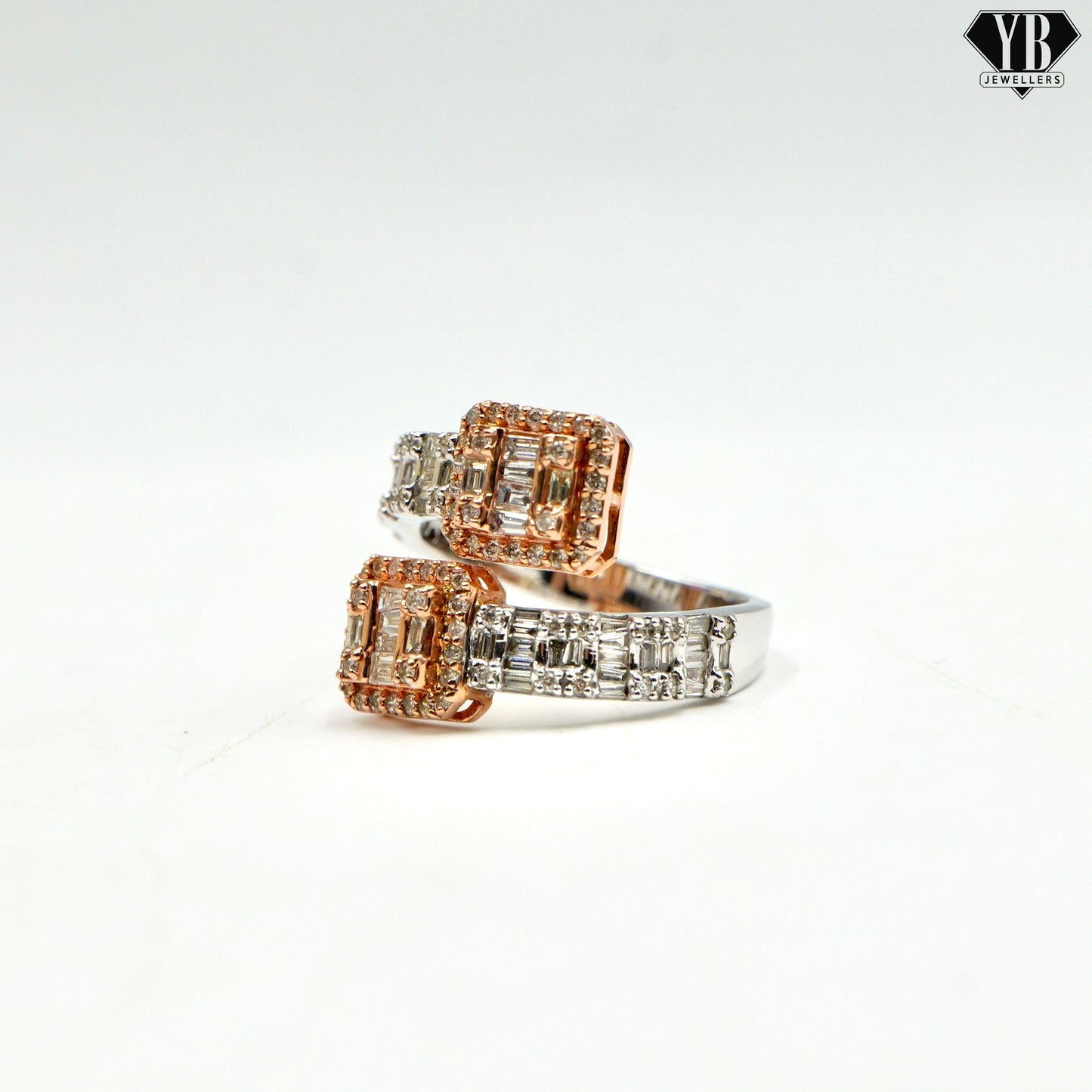 Spaghetti Pinky Ring - Natural Diamonds
