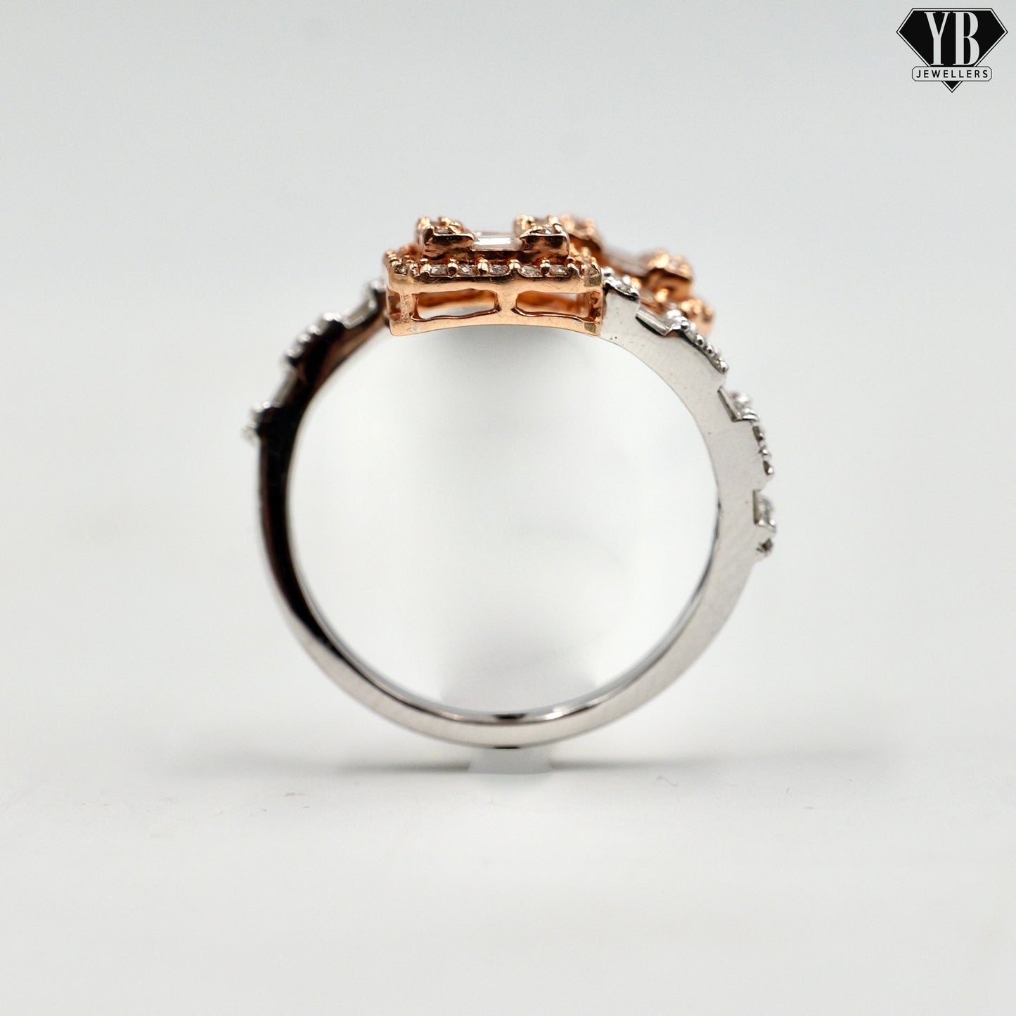 Spaghetti Pinky Ring - Natural Diamonds