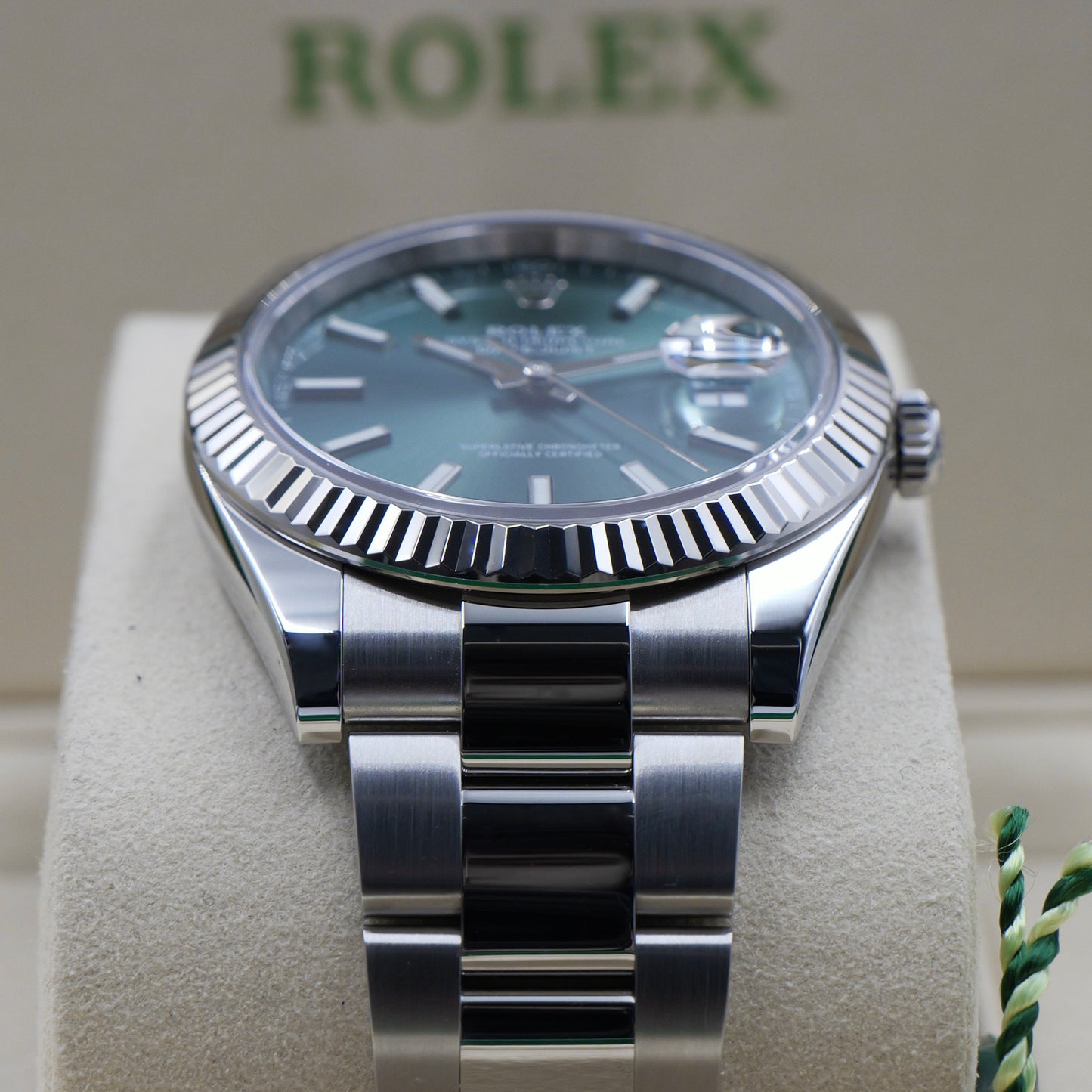 Rolex Datejust 41 Mint Green 126334 - Full Set (2024)