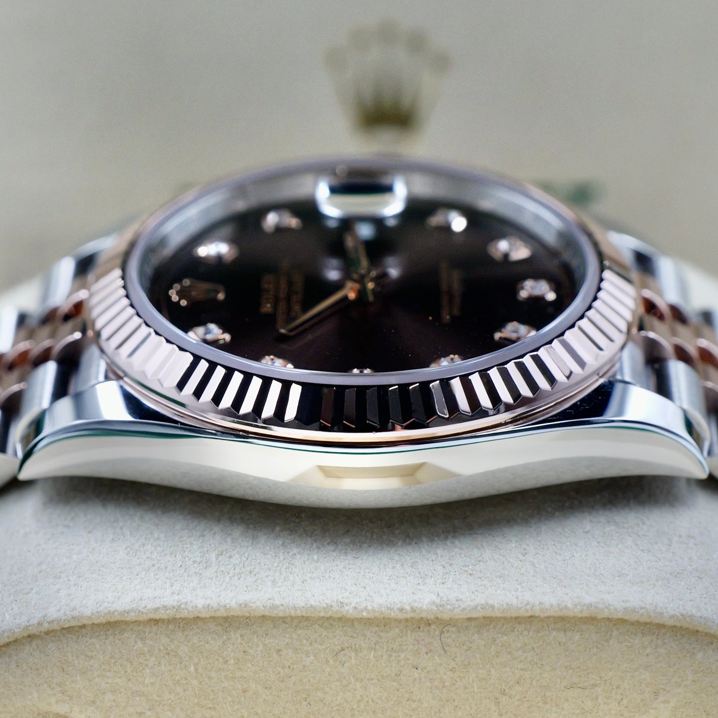 Rolex Datejust 41 Chocolate Diamond 126331 - Full Set (2023)