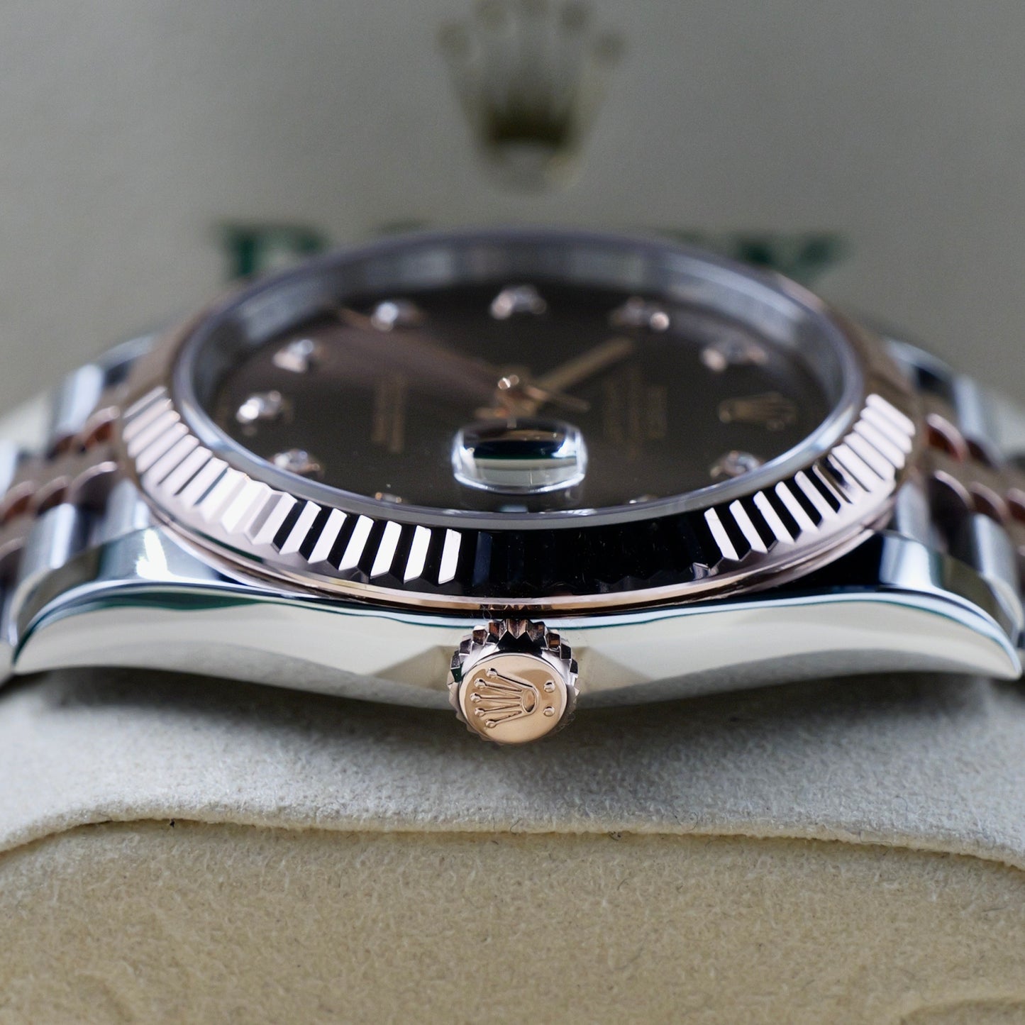 Rolex Datejust 41 Chocolate Diamond 126331 - Full Set (2023)