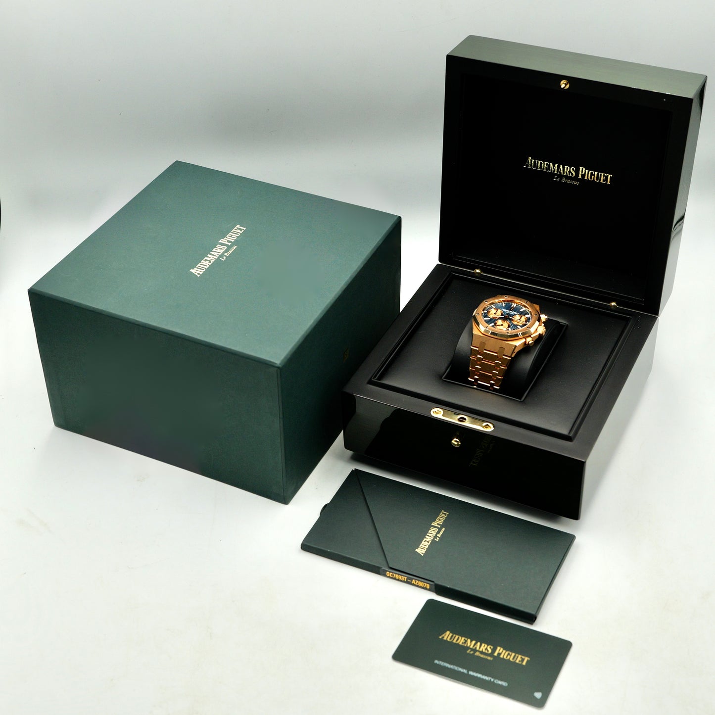 Audemars Piguet Royal Oak Chronograph Blue Dial 26239OR Full Set 2020