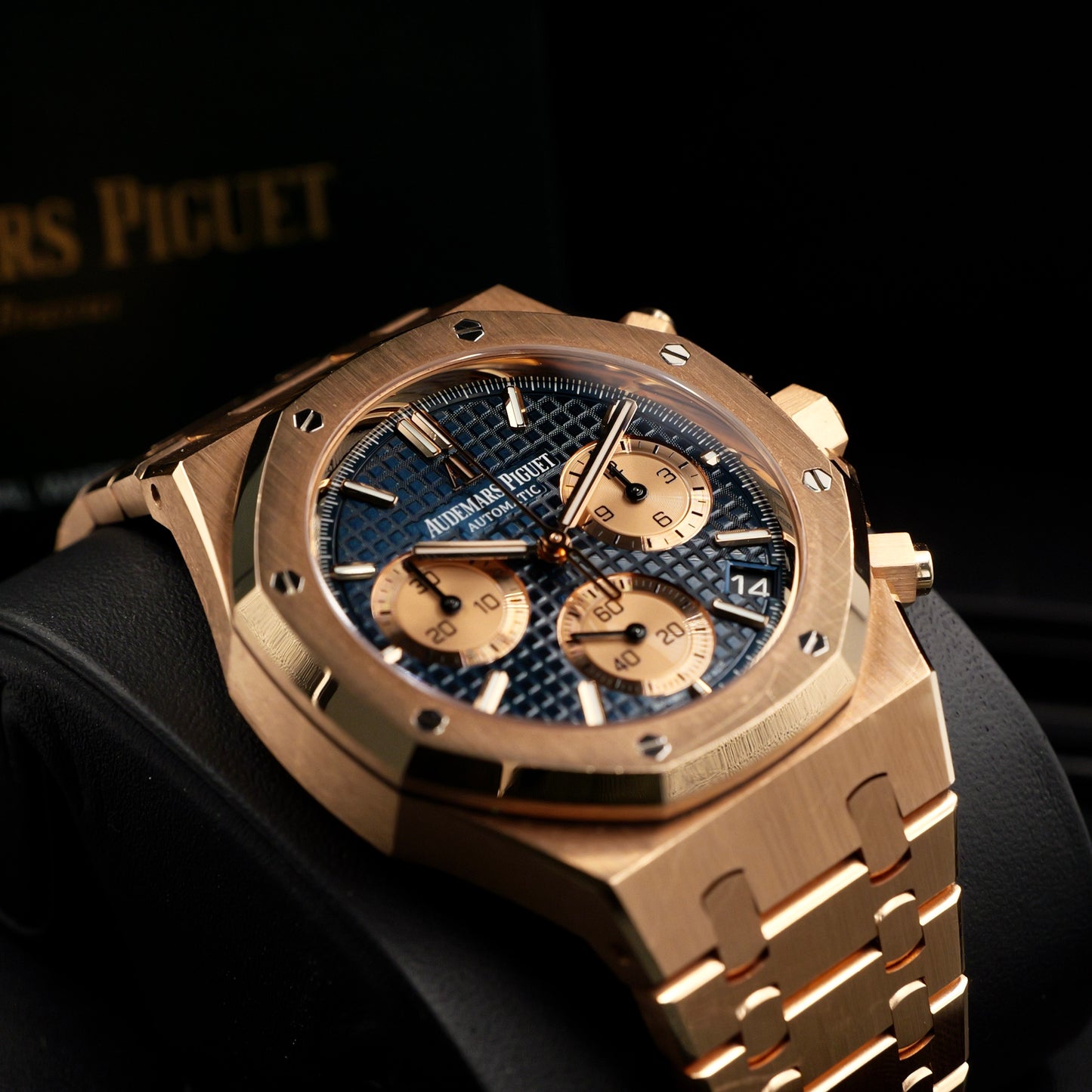 Audemars Piguet Royal Oak Chronograph Blue Dial 26239OR Full Set 2020