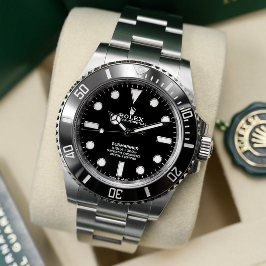 Rolex Submariner No-Date Black Dial 124060 - Full Set (2026)